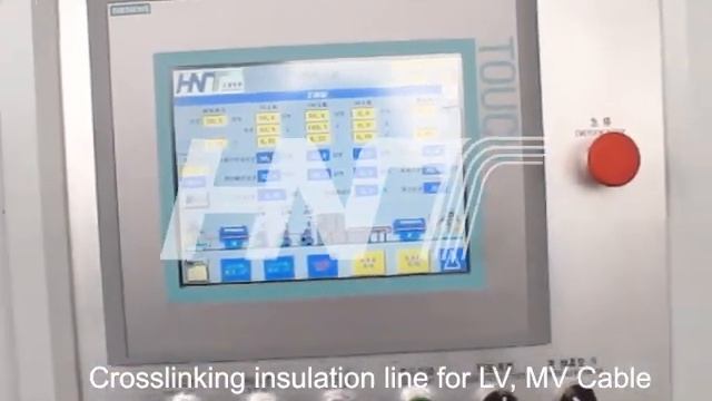 XLPE Cross linked Cable Extrusion Line смотреть онлайн