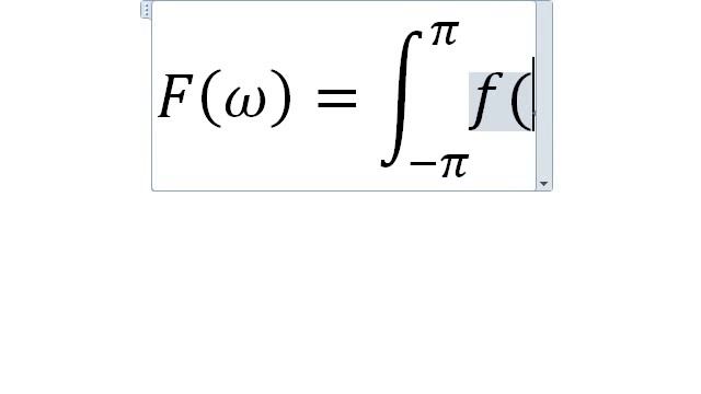 integral - Microsoft Equation Editor смотреть онлайн