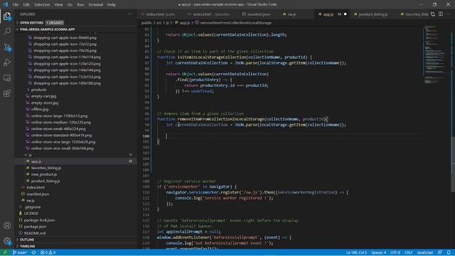 Local Storage - Web API (with simple e-comm PWA) смотреть онлайн