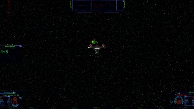 USS Enterprise (TOS) vs. Romulan "Legion" Light Cruiser (8 min - Test 1) смотреть онлайн