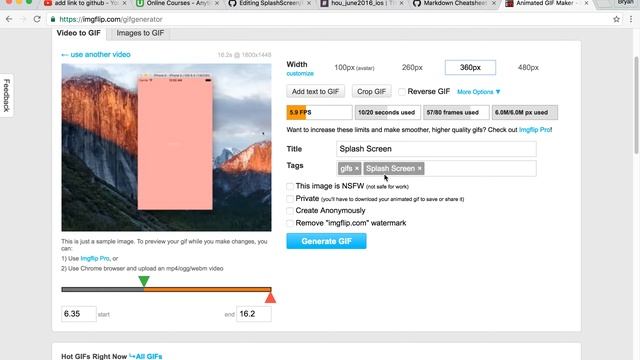 How to add Gif Animation to Github смотреть онлайн