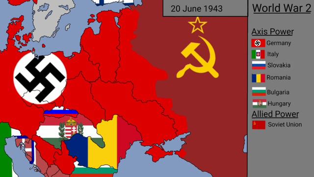 World War II Eastern Front with Flags - Every day смотреть онлайн