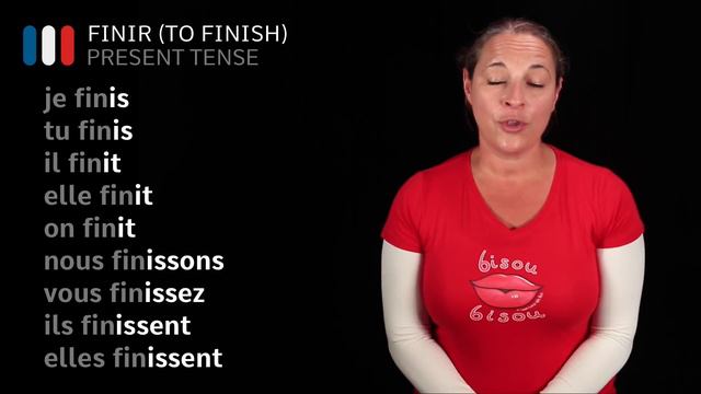 Group 2 Regular French Verbs ending in "IR" (Present Tense) смотреть онлайн