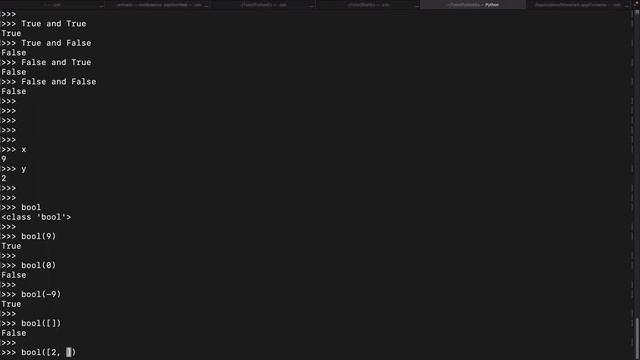 python logical operators and short circuit operations смотреть онлайн