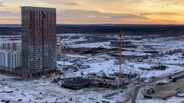 Виды Академического района в Екатеринбурге 21.01.2023 смотреть онлайн