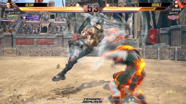 T8 🔥 Ulsan (Azucena) vs Double (Shaheen) 🔥 Tekken 8 смотреть онлайн