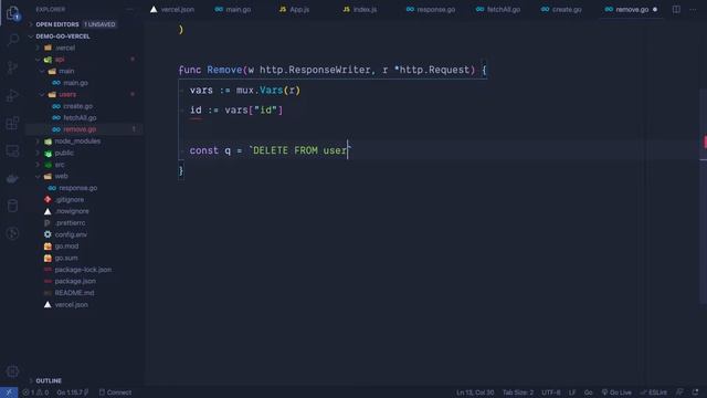 Crea una API RESTful con Go y Vercel: Crear handlers en Go смотреть онлайн