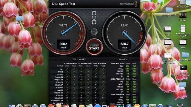 Macbook Air 2013 SSD Speed Test смотреть онлайн