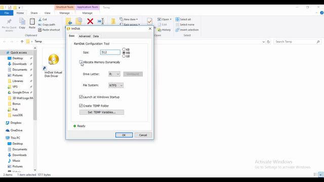 ImDisk - how to create a Ram Disk смотреть онлайн