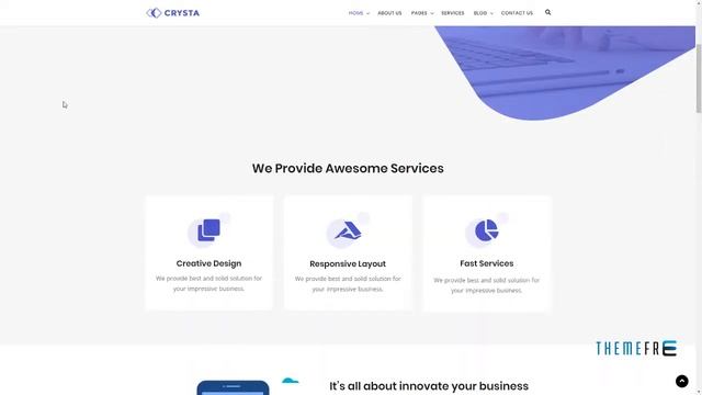 Crysta - Startup Agency and SasS Business WP Theme Komang Donny смотреть онлайн