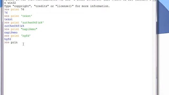 Python 2 - Stringovi i brojevi #1 смотреть онлайн