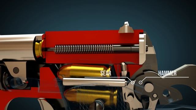 How A Gun (Colt M1911) Works! (Animation)