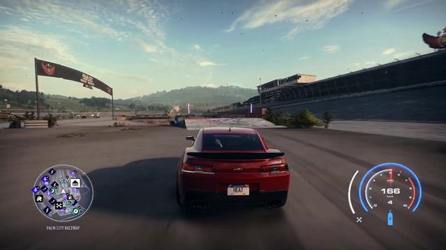 Need For Speed Heat - 2014 Chevrolet Camaro Z28 - Car Show Speed Jump Crash Test . 1440p 60fps. смотреть онлайн
