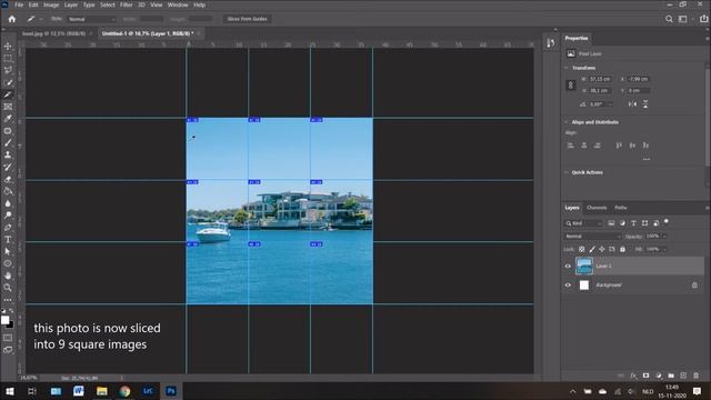 Slice image for your instagram grid! | PHOTOSHOP TUTORIAL - TIPS & TRICKS смотреть онлайн