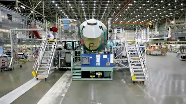 Как делают самолеты .  Сборка Боинг 737NG