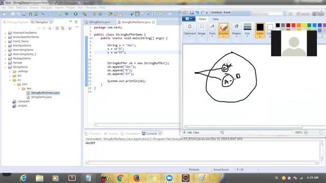 Java String,StringBuffer and StringBuilder смотреть онлайн