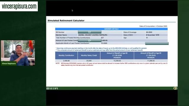 Vince Rapisura 409: SSS retirement benefit, magkano ang makukuha? смотреть онлайн