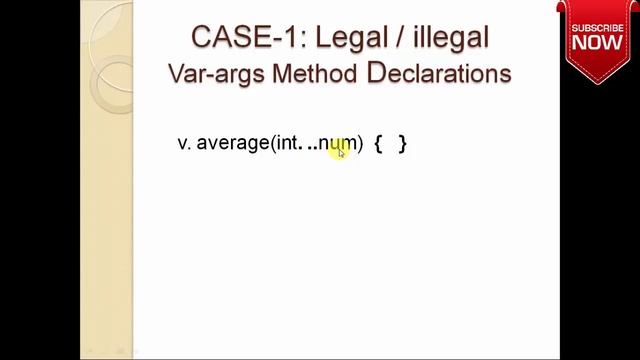 Java Var args Method - Syntax Loopholes for OCJP Exam with Practical Approach - Case-1 (Part - 4) смотреть онлайн
