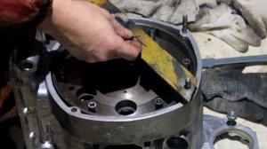 Сборка двигателя мотоцикла Урал.  Часть 2.  Установка маховика.