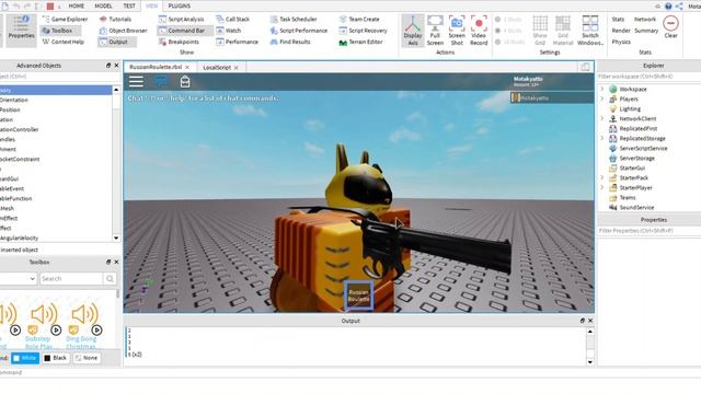 Russian Roulette - ROBLOX Studio смотреть онлайн