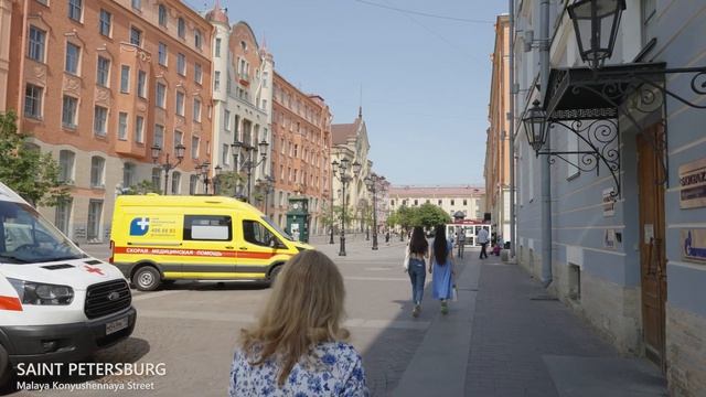 Saint Petersburg Walking Tour 2023 - Russia - 4K 60fps?- City Walk With Real Ambient Sounds смотреть онлайн
