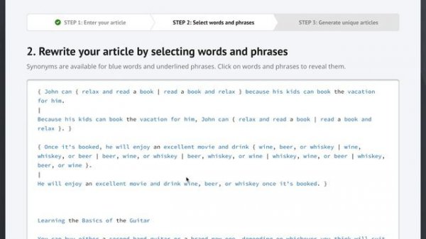 🆕spin Rewriter Review Demo Tutorial Spin Rewriter Review Demo Tutorial Top Video