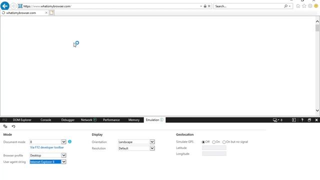 Emulate Internet explorer 8 on windows 10 смотреть онлайн
