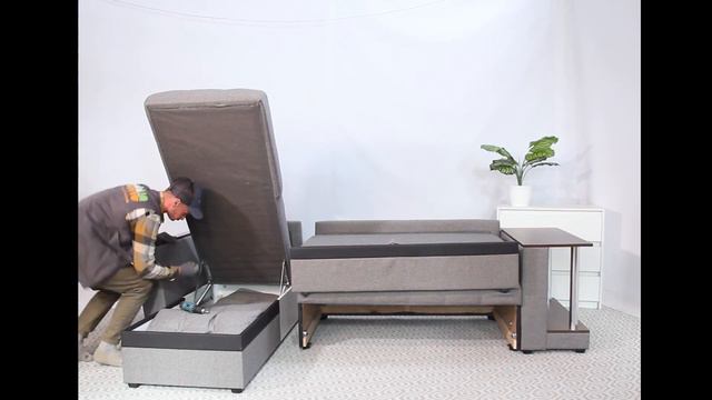 Угловой диван Атланта Фаворит, Серый {28196}, сборка