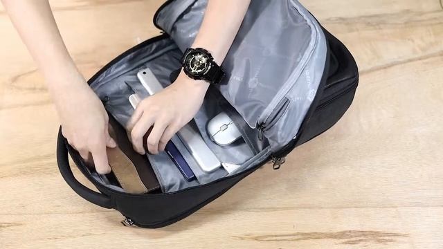 Городской рюкзак с USB для ноутбука T B3503 от Tigernu смотреть онлайн