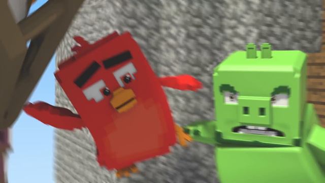 Minecraft Parody - ANGRY BIRDS! - (Minecraft Animation) смотреть онлайн