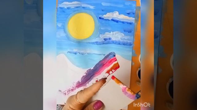 Радужные горы г. Перу гуашью смотреть онлайн