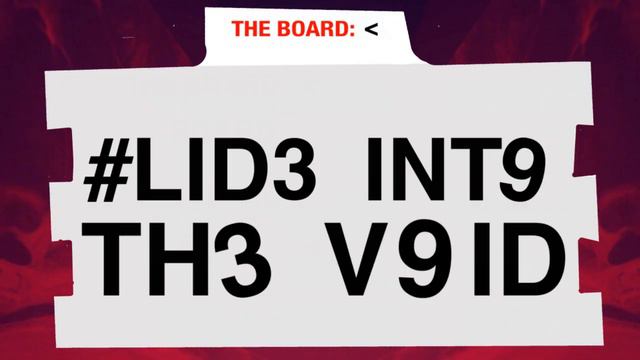 Slide Into The Void (control Animation) // The Stupendium Song!