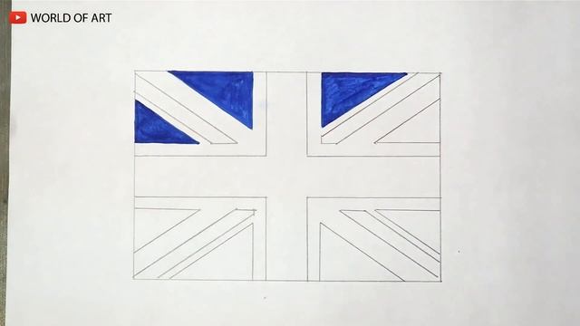 UK flag drawing | United Kingdom Flag | how to draw flag смотреть онлайн