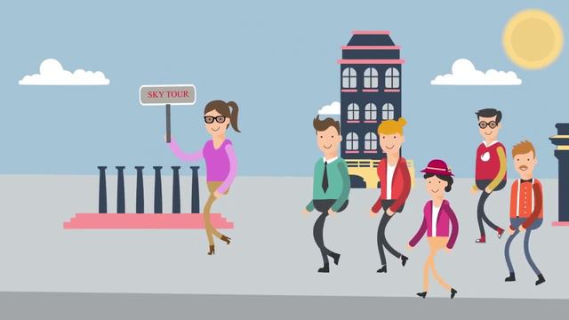 Рекламный ролик для гидов. Инфографика. смотреть онлайн