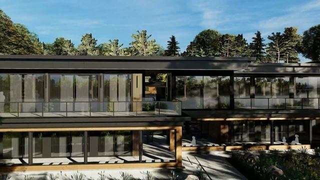 проект современной виллы в стиле минимализм (neo Loft) 800кв.м?modern Villa 800sq.m Cinematic Video