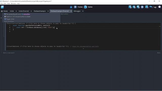 Guardar y Obtener datos desde Firebase en Gdevelop || Save and Get data from Firebase in Gdevelop смотреть онлайн