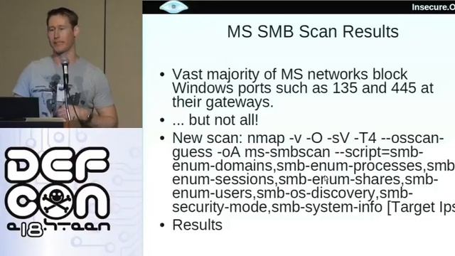 DEFCON 18: Mastering the NMAP Scripting Engine смотреть онлайн