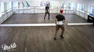 Джайв видео урок начинающие / школа танцев МАРТЭ