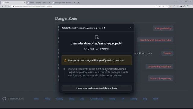 How to delete a repository in Github | recover/restore deleted repository смотреть онлайн
