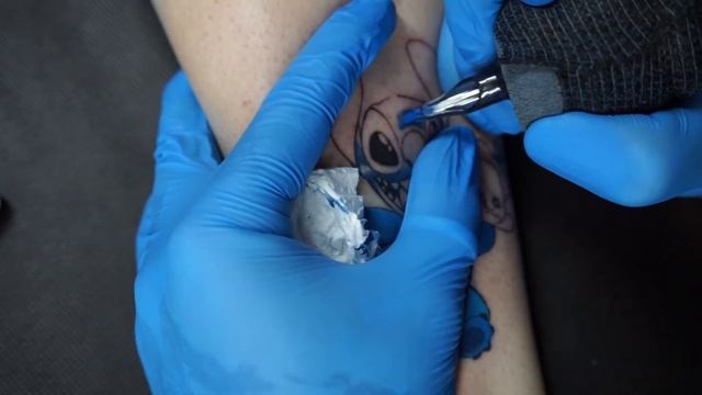 Stitch! - Color Tattoo Time Lapse смотреть онлайн