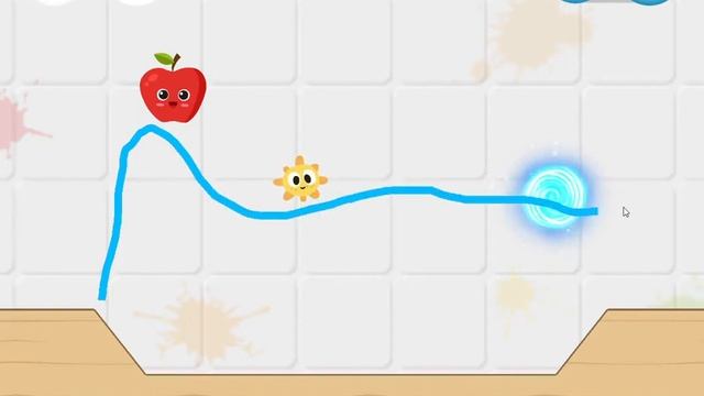 Игра Спаси Фрукты Нарисуй Путь смотреть онлайн