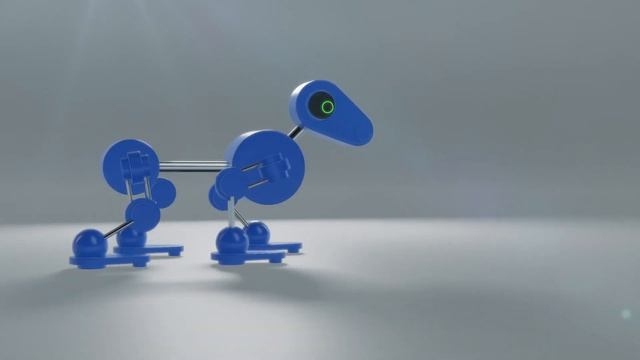 Dynamic robot dog in blender смотреть онлайн