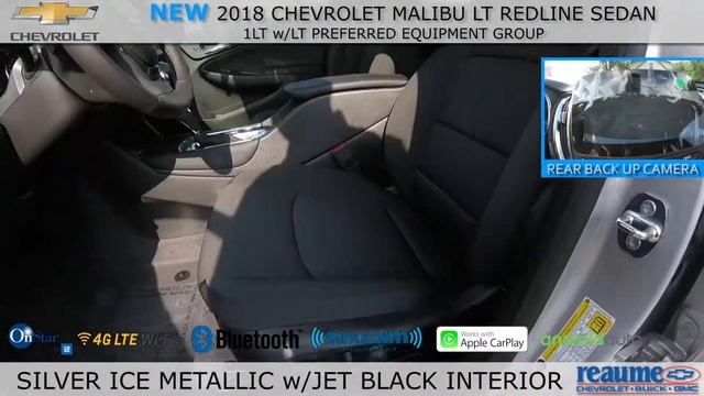 ReaumeChev NEW 2018 Chevrolet Malibu LT Redline Sedan 18-1241 смотреть онлайн