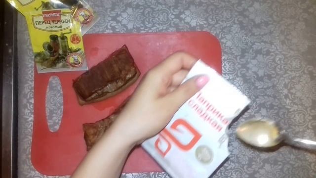 Рецепт пряной грудинки на перекус вместо колбасы/Recipe Spicy Brisket For A Snack Instead Of Sausag
