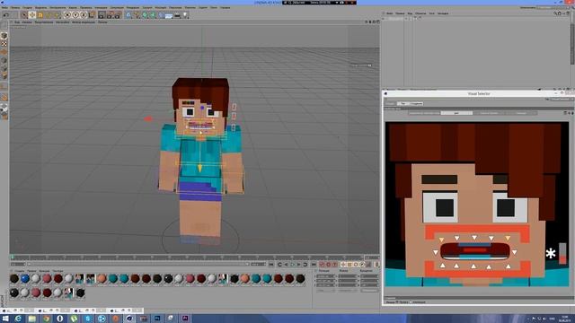 Minecraft rig - Steve girl [free download] смотреть онлайн