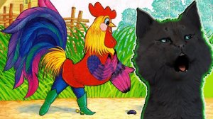 ПЕТУХ, ЛИСА И ГОВОРЯЩИЙ СУПЕР КОТ ( КНИЖКА АУДИО СКАЗКА МУЛЬТИК ИГРА для ДЕТЕЙ ) МУЛЬТ #13