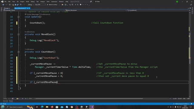 Unity 3D Tetris Clone #6 Block Movement смотреть онлайн