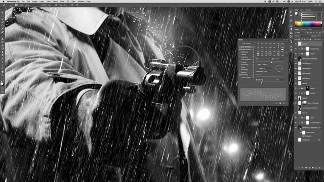 The assassin | Making Rain with Brush Effect | PSMagic photoshop manipulation смотреть онлайн
