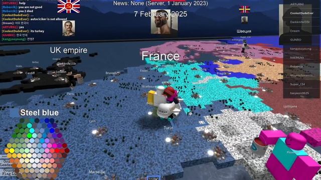 [Roblox] Playing as FRANCE in Nations Roleplay 2 смотреть онлайн