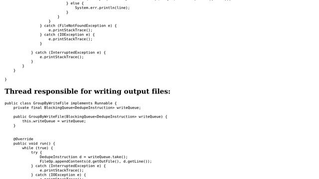 Code Review: Combining multiple files using a single server in Java смотреть онлайн